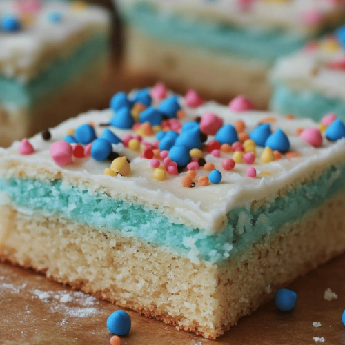 Frosted Sugar Cookie Bars