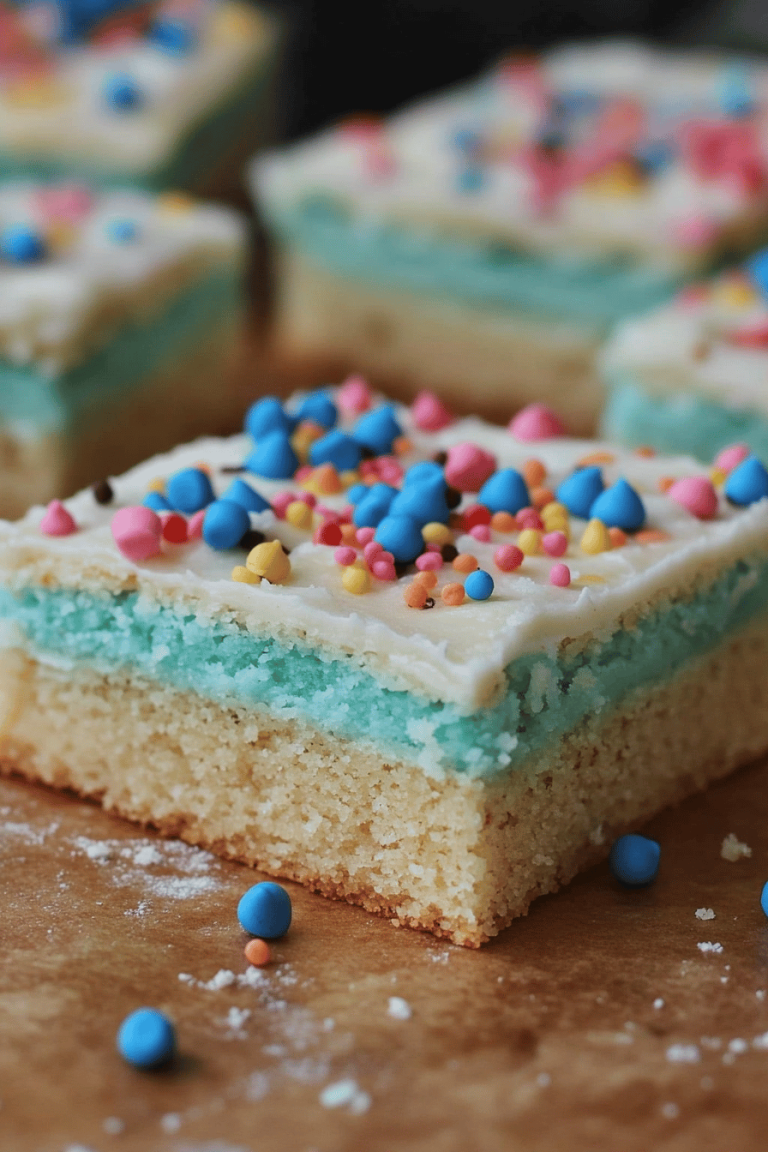 Frosted Sugar Cookie Bars