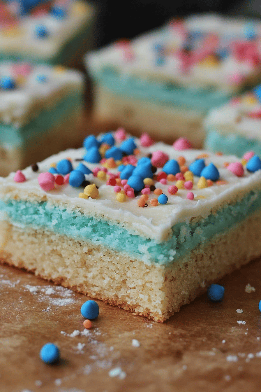 Frosted Sugar Cookie Bars ingredients