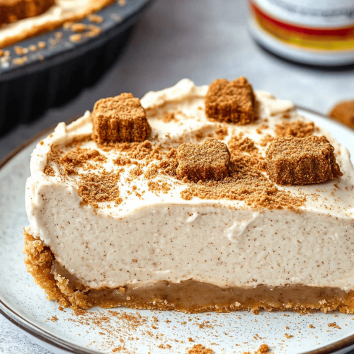 Frozen Biscoff Pie