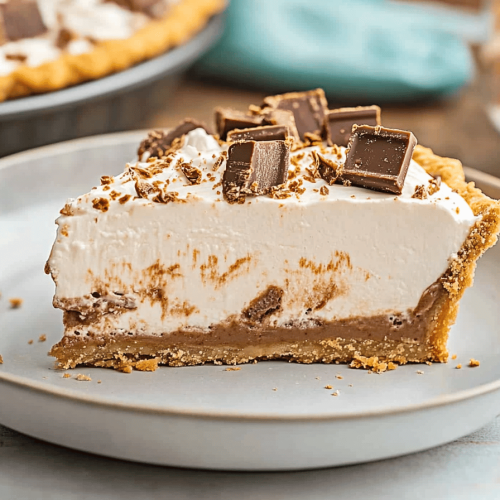 Frozen Snickers Pie