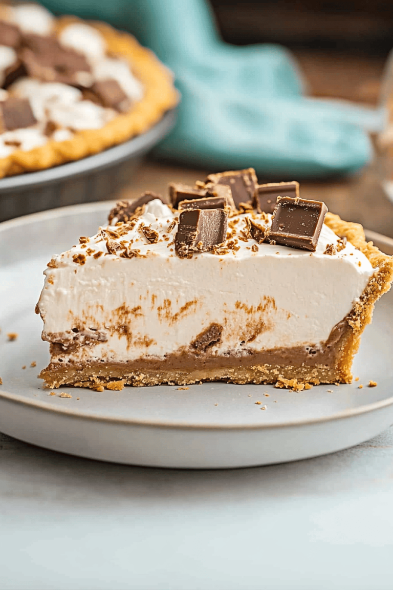 Frozen Snickers Pie