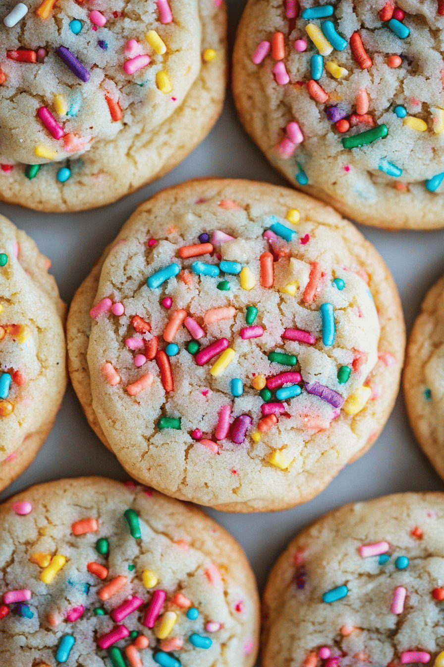 Funfetti Cookies Recipe ingredients