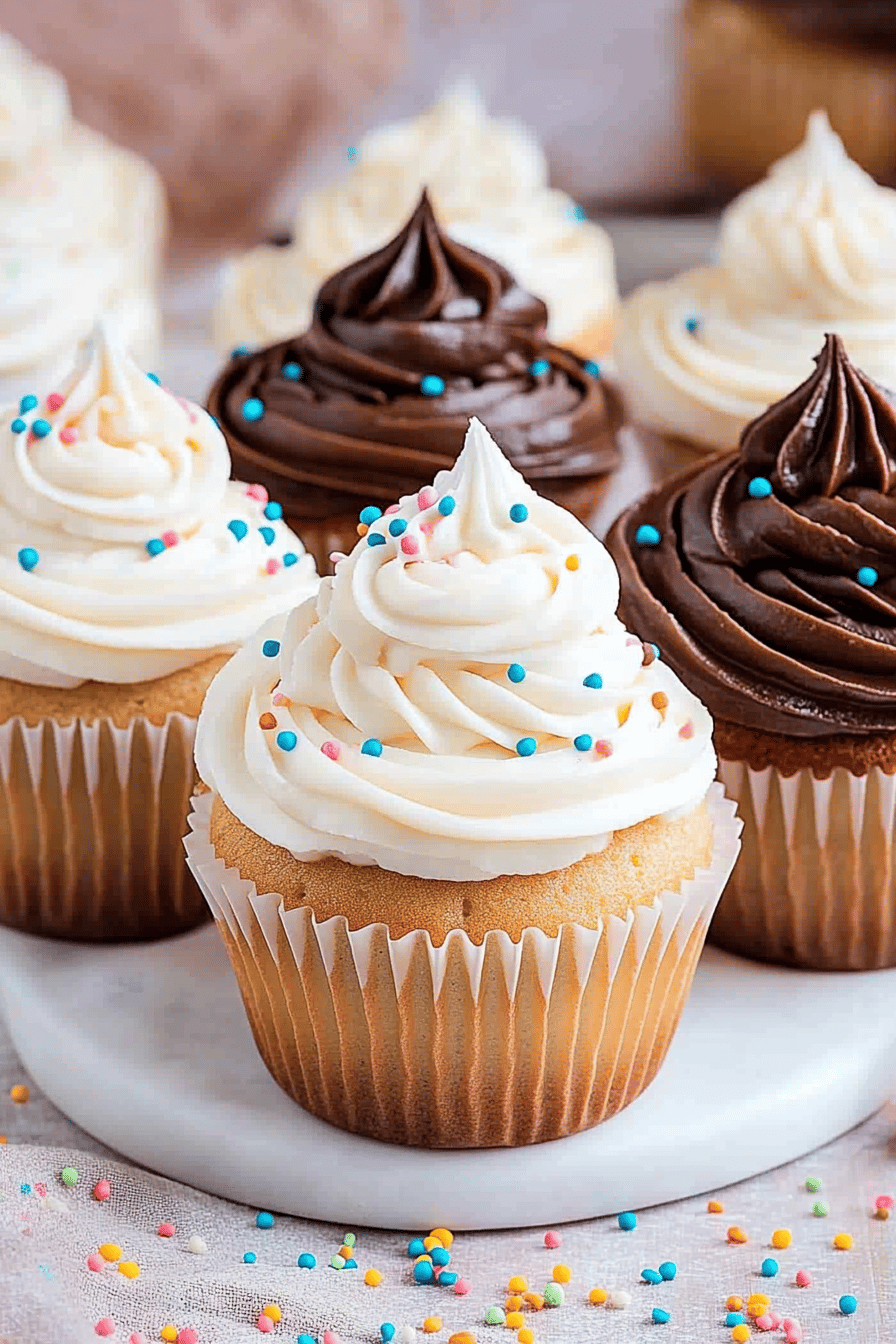 Funfetti Cupcakes Chocolate Frosting ingredients