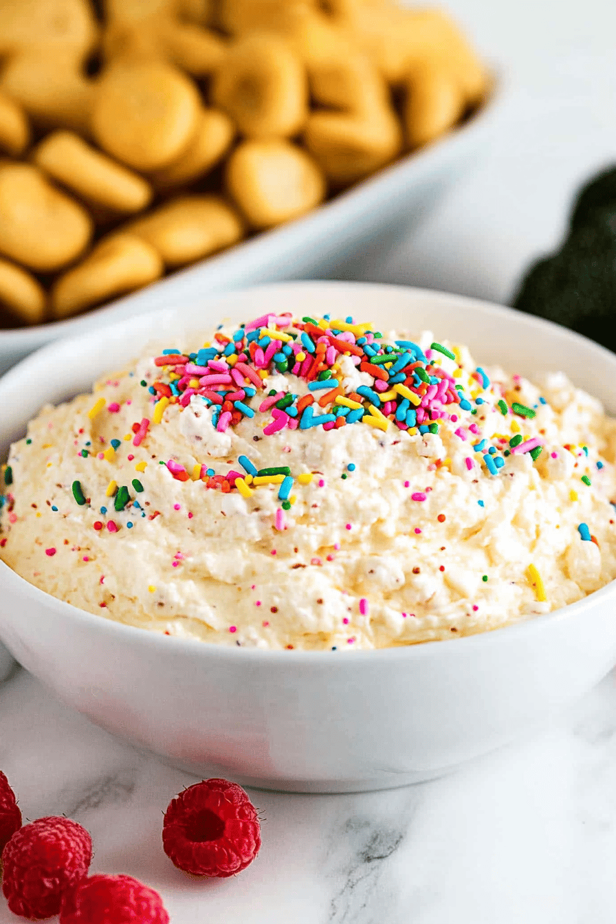 Funfetti Dip Recipe ingredients