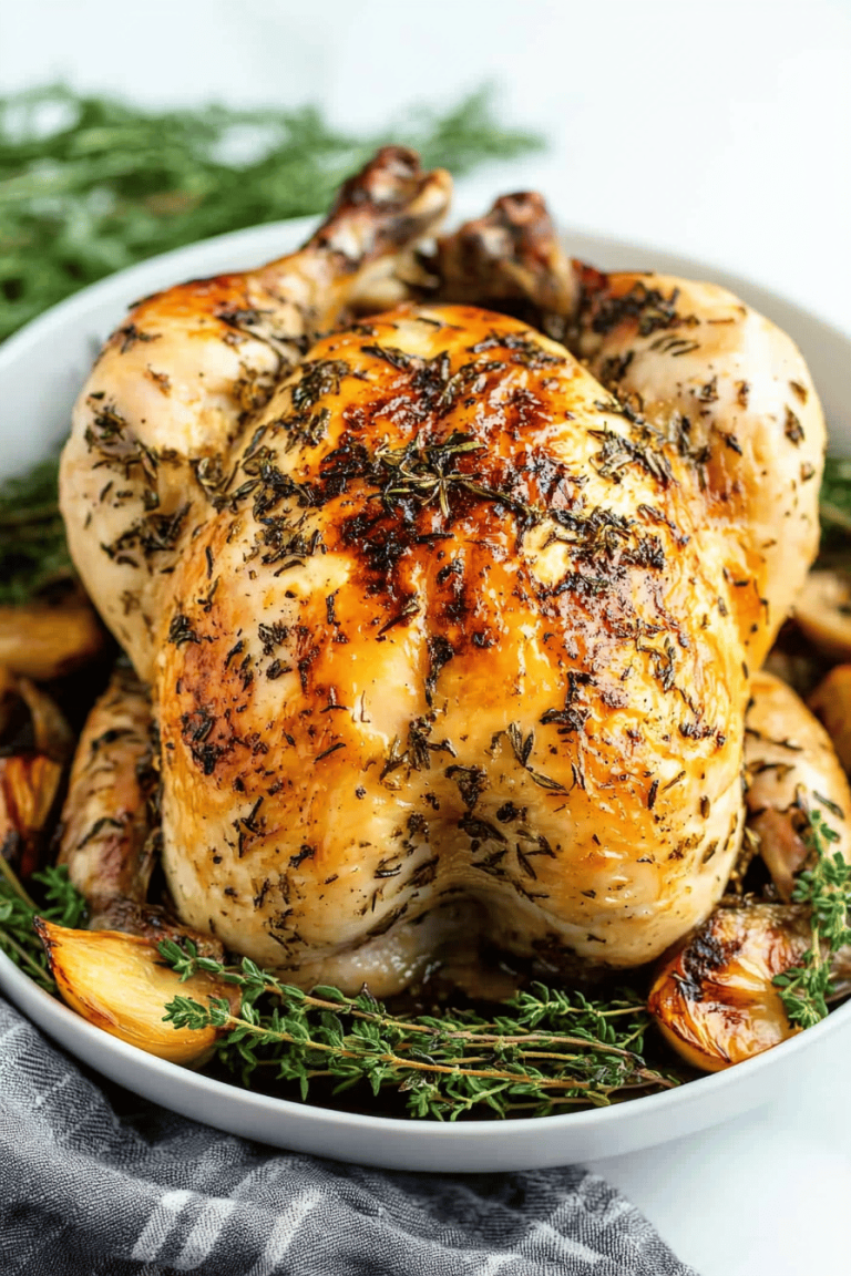 Garlic Herb Roasted Chicken