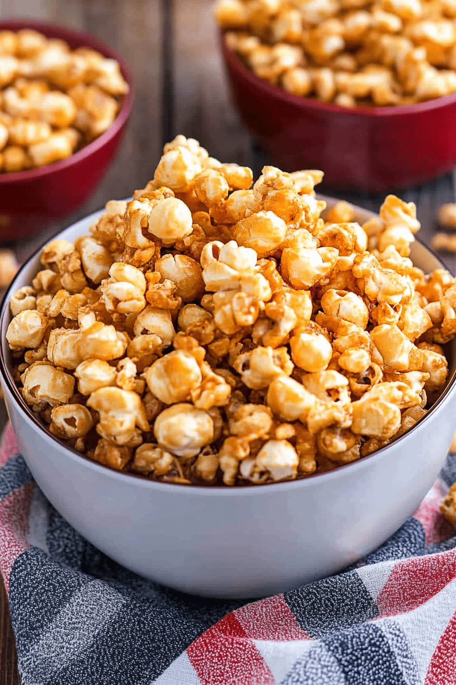 Homemade Cracker Jack Recipe Final Dish Presentation