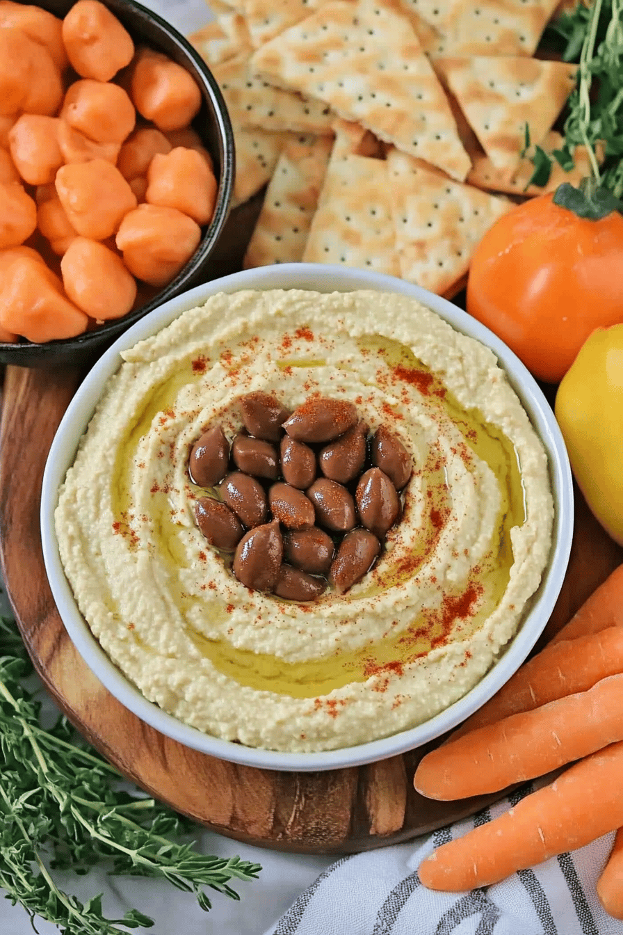 How to Make Hummus ingredients