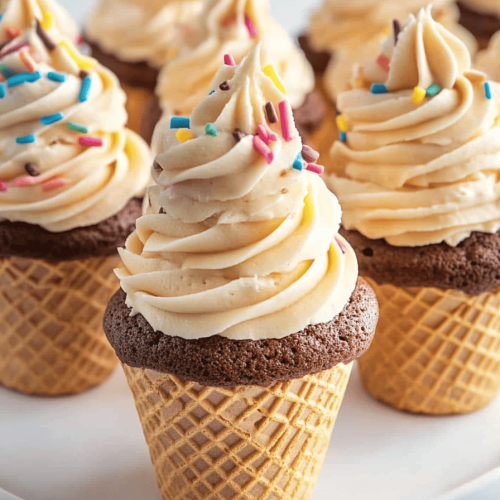 Ice Cream Cone Cupcakes