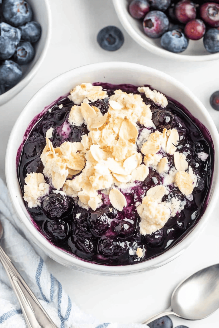 Instant Pot Blueberry Cobbler