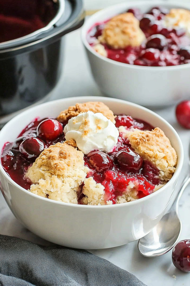 Instant Pot Cherry Cobbler