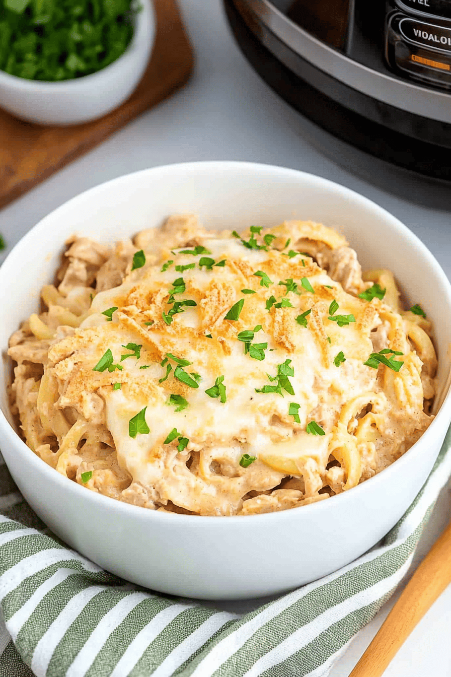 Instant Pot Tuna Casserole ingredients