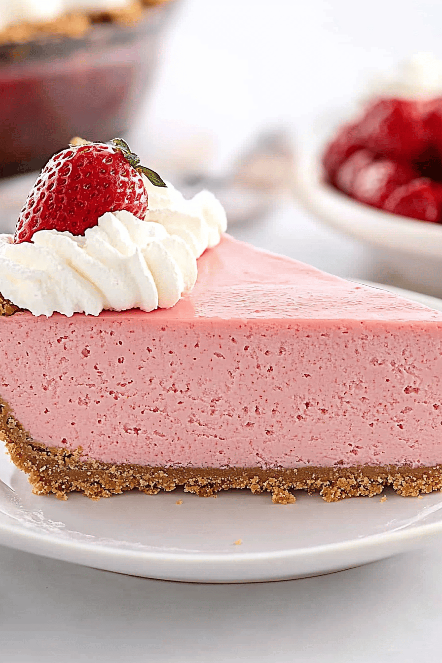 Jello Pie Recipe Final Dish Presentation