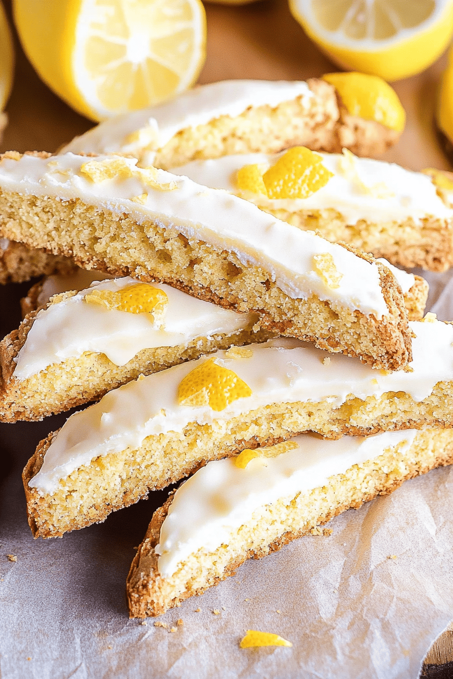 Lemon Biscotti Recipe ingredients