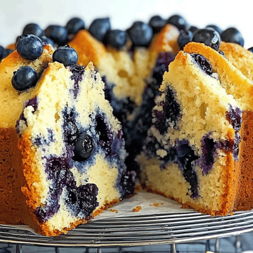 Lemon Blueberry Bundt Cake