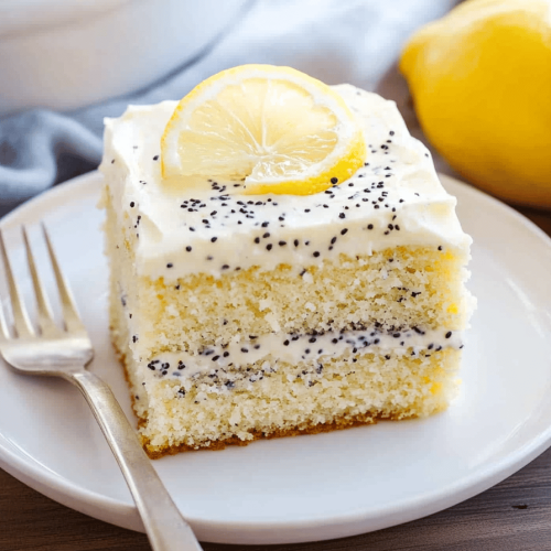 Lemon Poppy Seed Cake