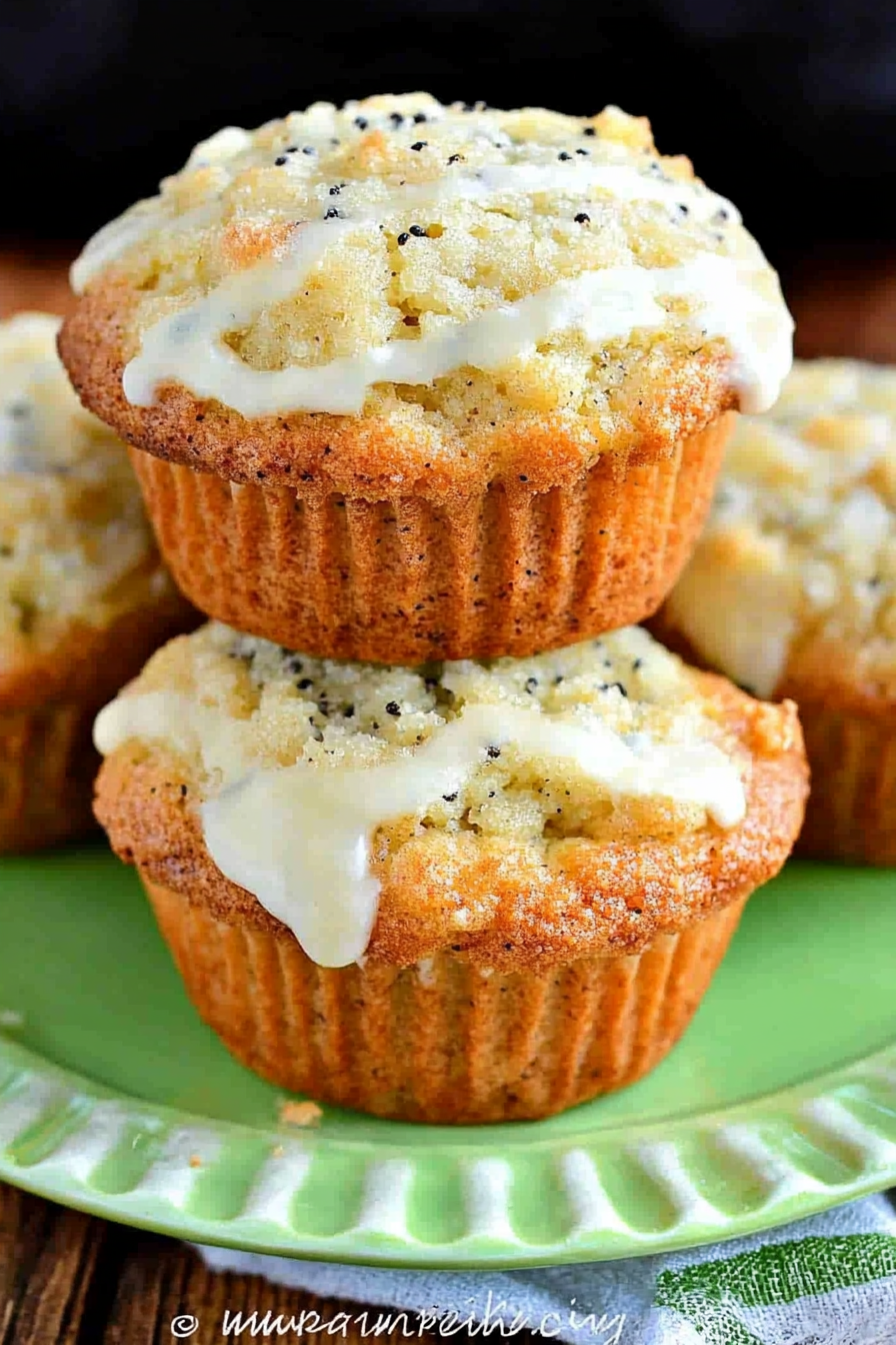Lemon Poppy Seed Zucchini Muffins Final Dish Presentation