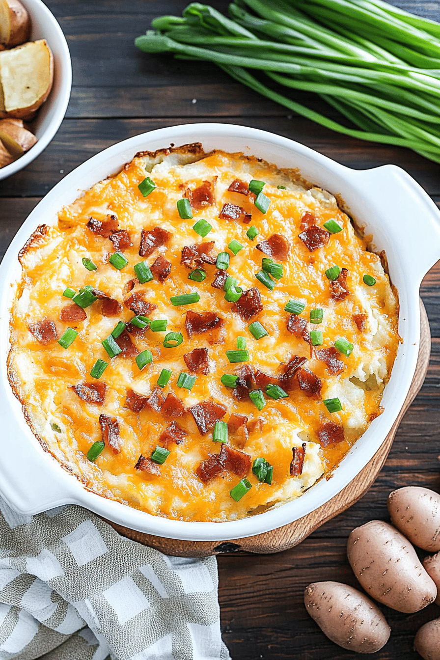 Loaded Baked Potato Dip ingredients