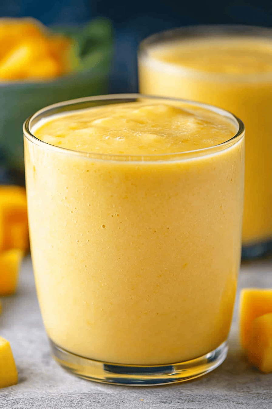Mango Julius Recipe Final Dish Presentation