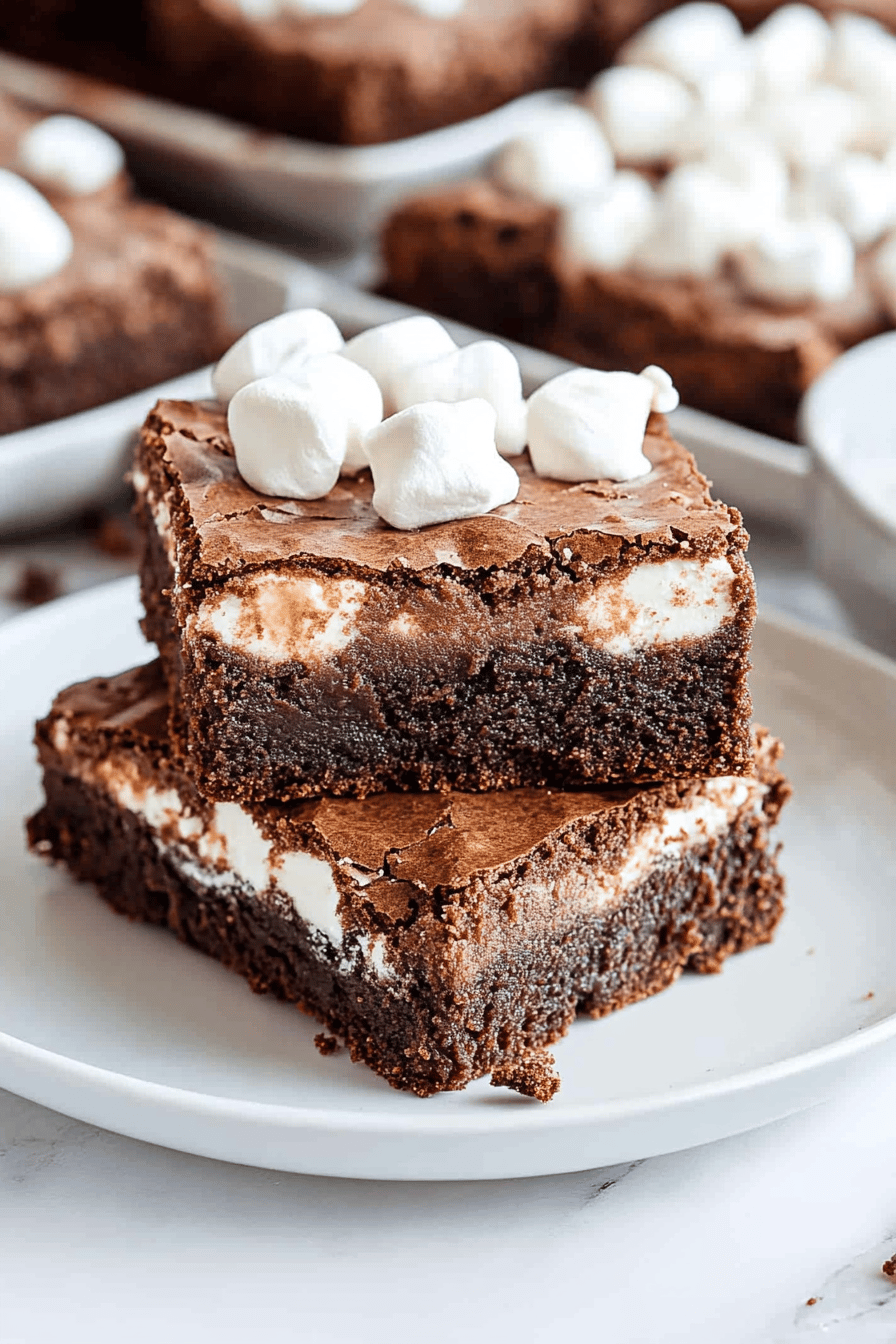Marshmallow Brownies ingredients