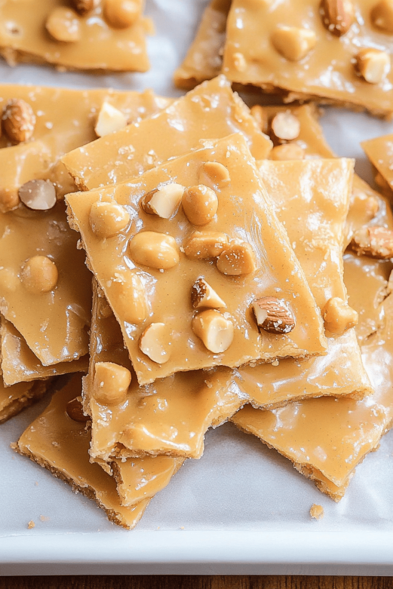 Microwave Peanut Brittle
