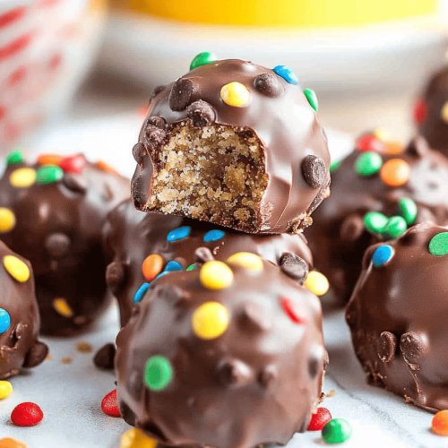 Monster Cookie Dough Truffles