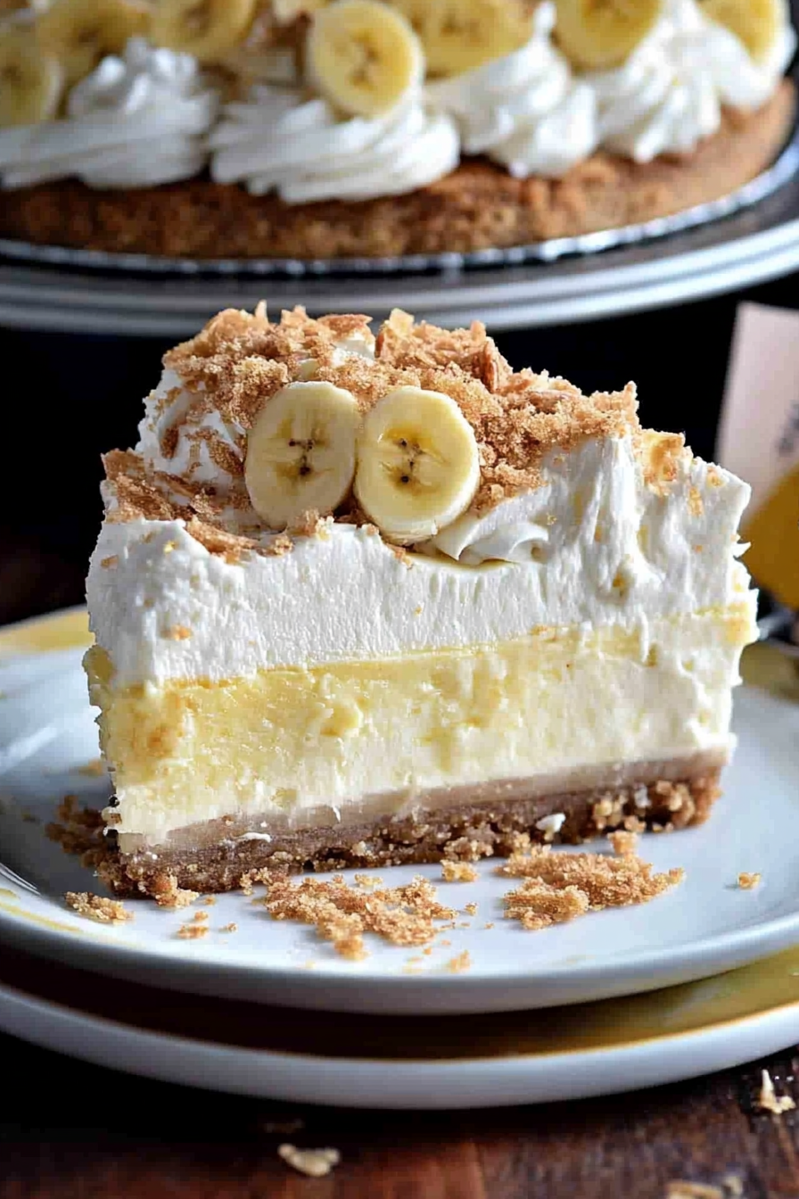No-Bake Banana Cream Cheesecake