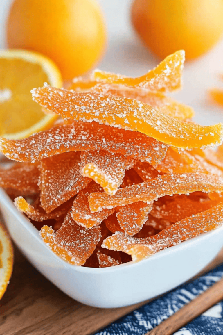 Orange Peel Candy