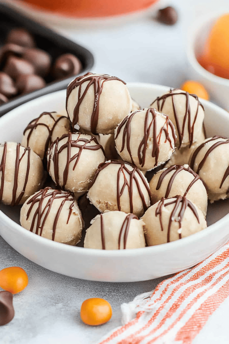 Peanut Butter Cookie Dough Truffles