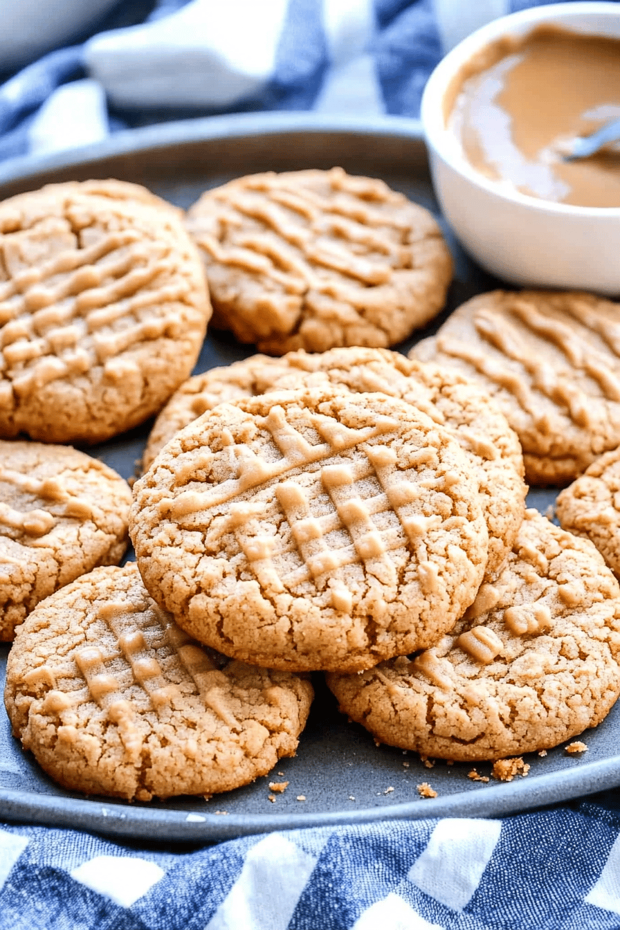 Peanut Butter Cookies Final Dish Presentation