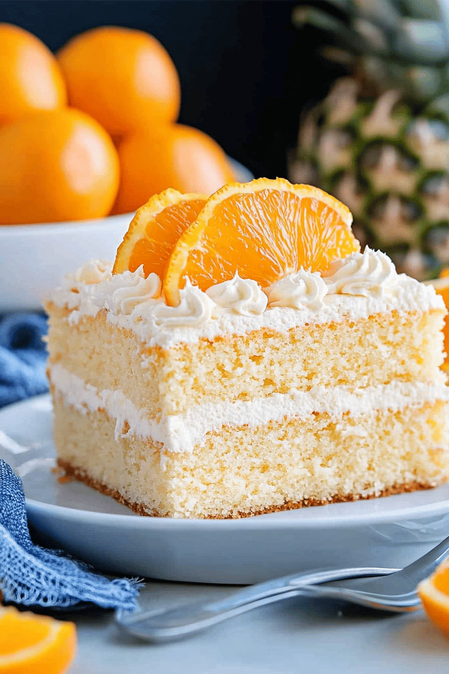 Pineapple Orange Cake ingredients