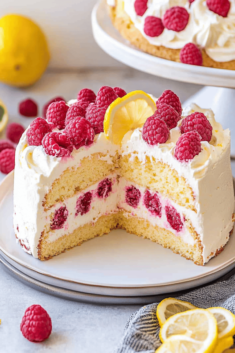 Raspberry Lemon Cake Tips