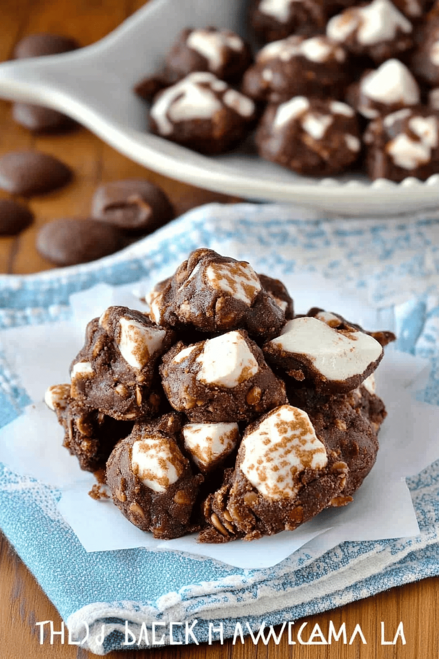 Rocky Road Clusters Final Dish Presentation