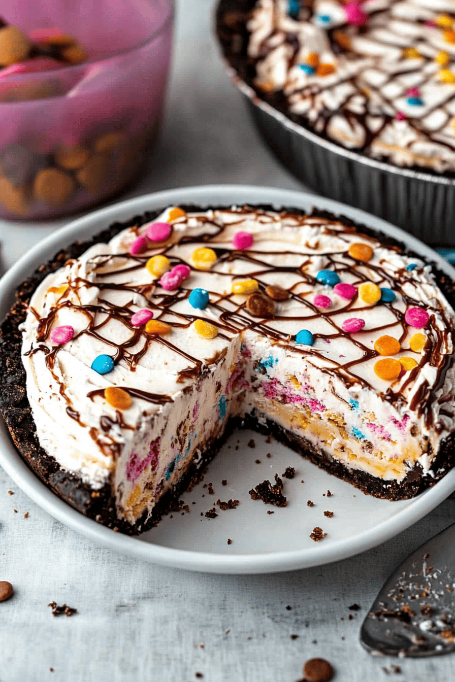 Seven-Layer Ice Cream Pie ingredients