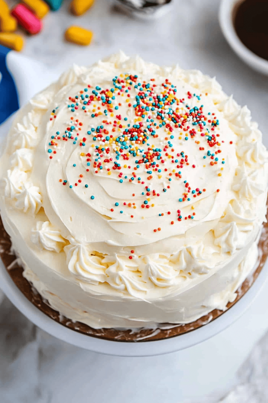 Sour Cream Frosting ingredients