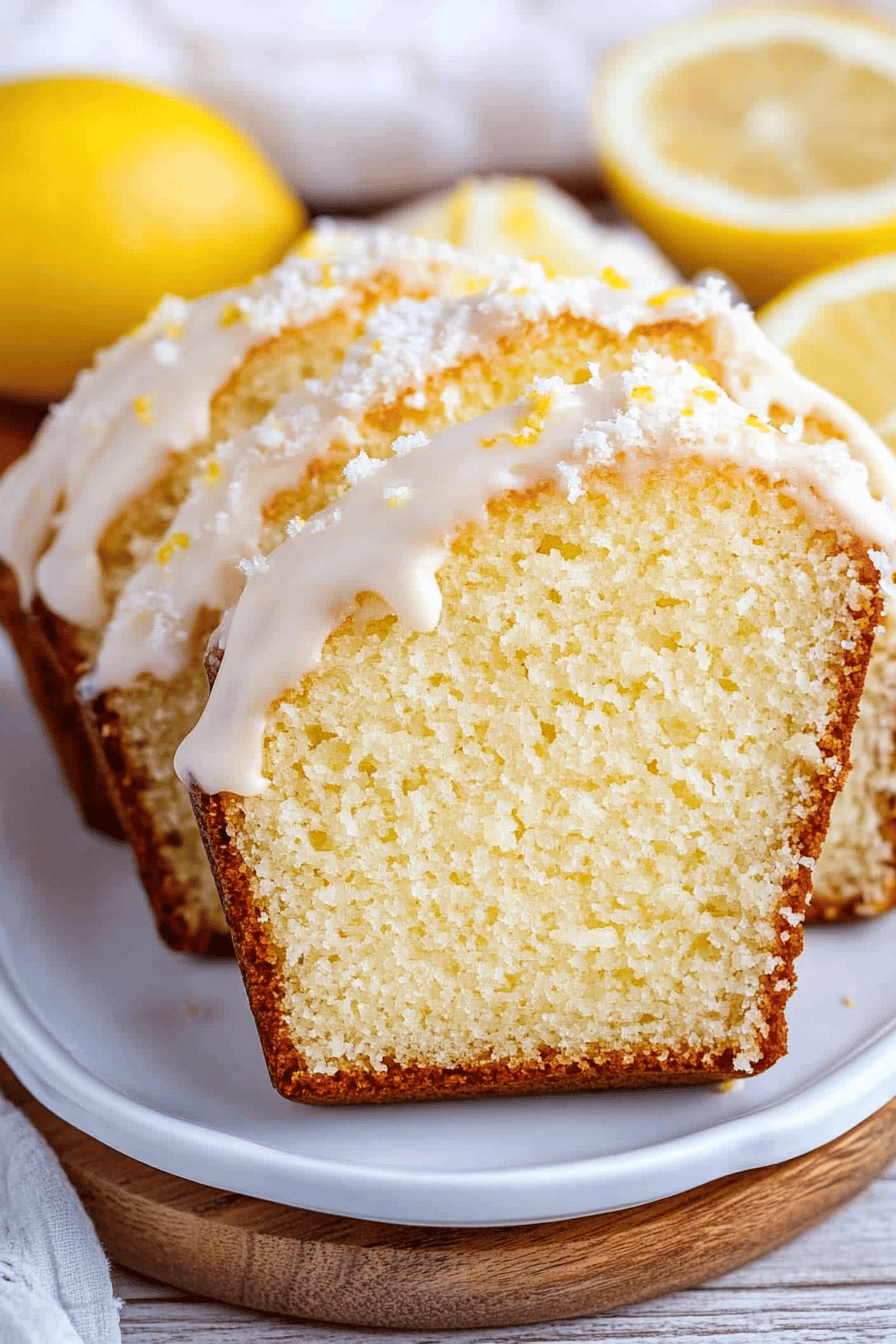 Starbucks Lemon Loaf Recipe Final Dish Presentation
