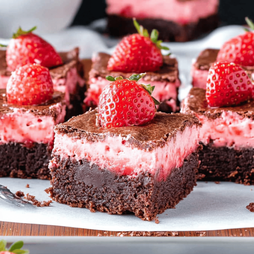 Strawberry Brownies
