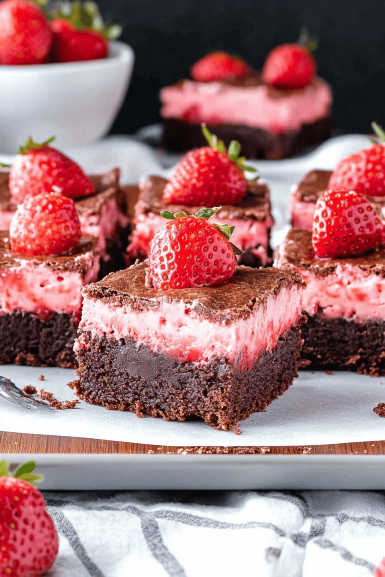 Strawberry Brownies