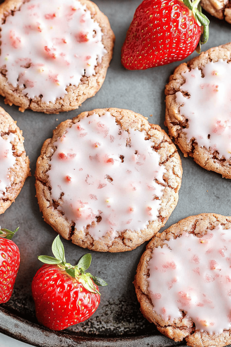 Strawberry Cookies Recipe