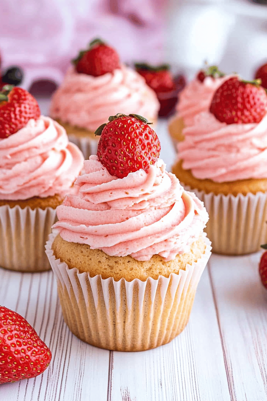 Strawberry Cupcakes ingredients