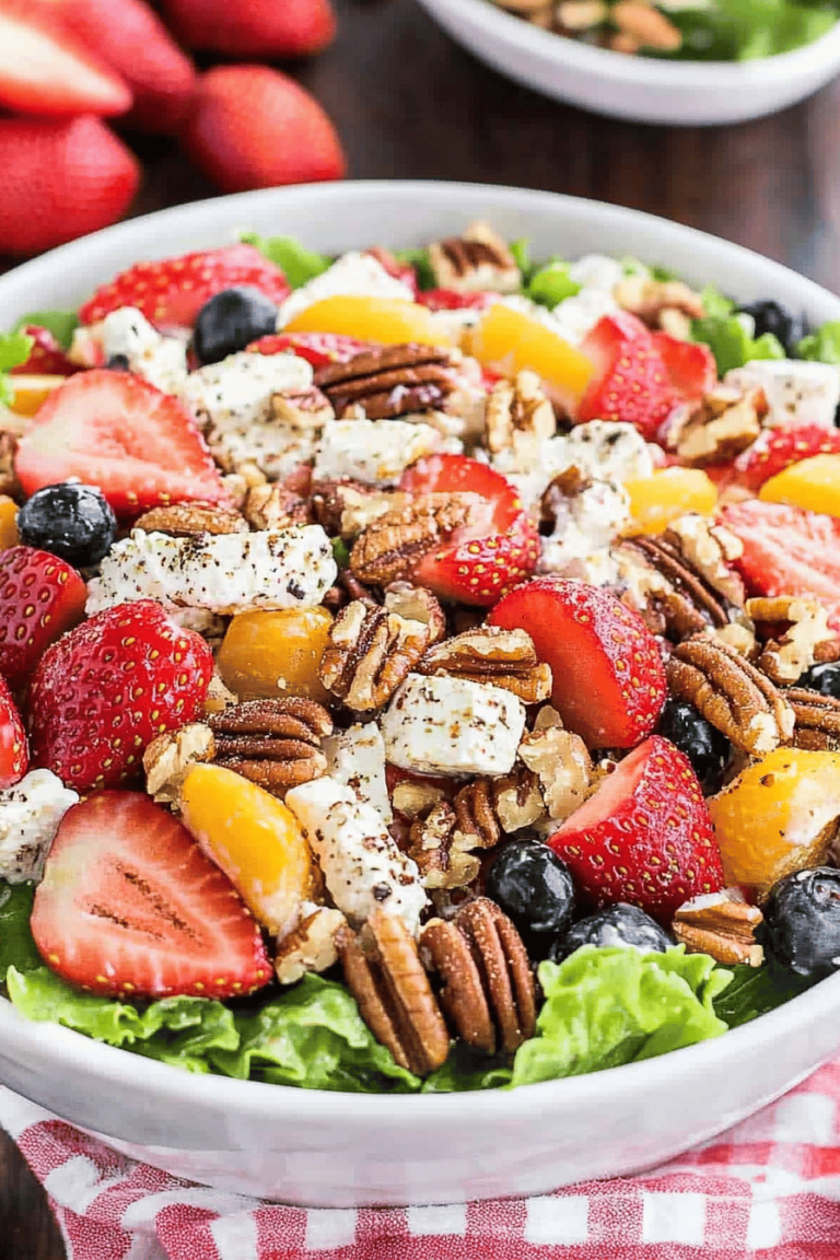Strawberry Pecan Salad Recipe