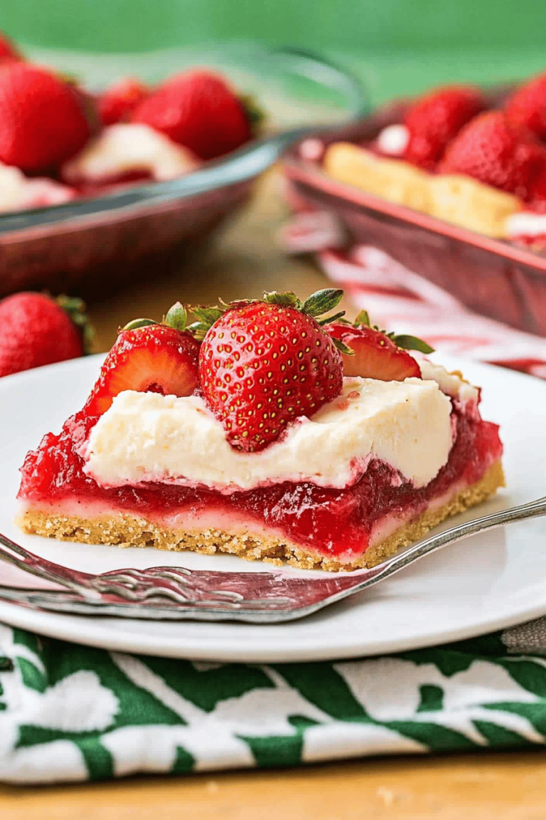Strawberry Pie Bars