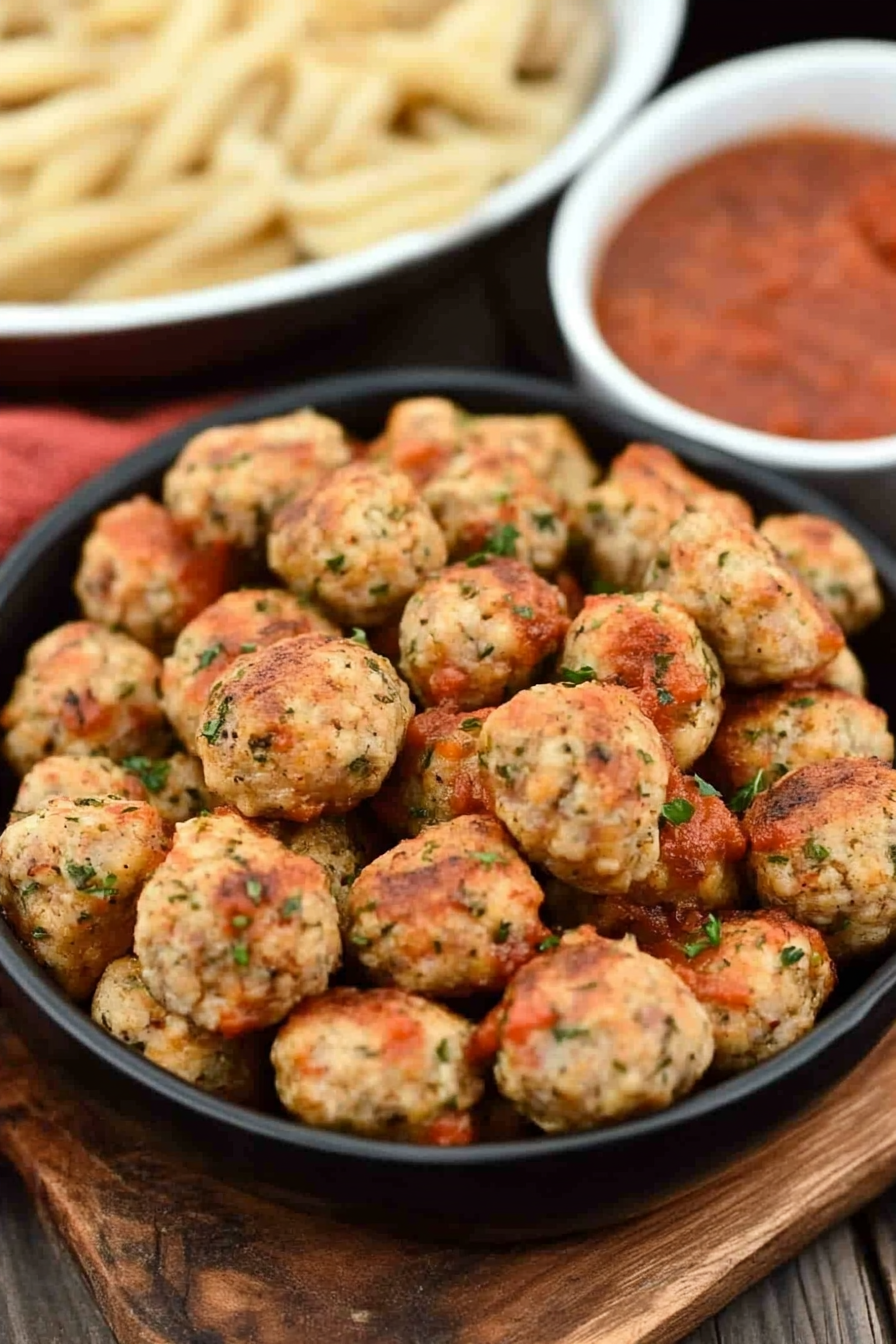 Turkey Meatballs Recipe Final Dish Presentation