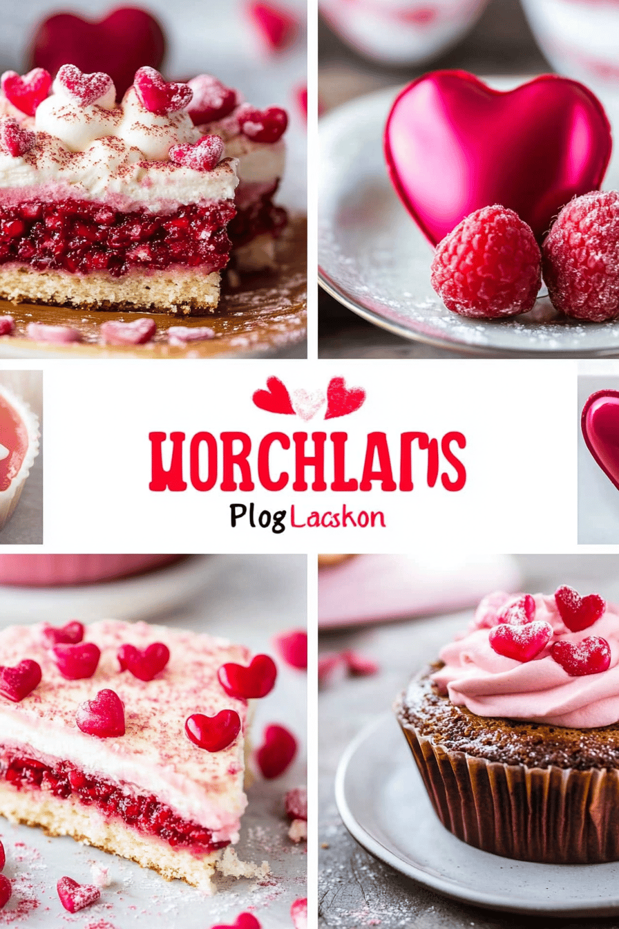 Valentine's Desserts Final Dish Presentation