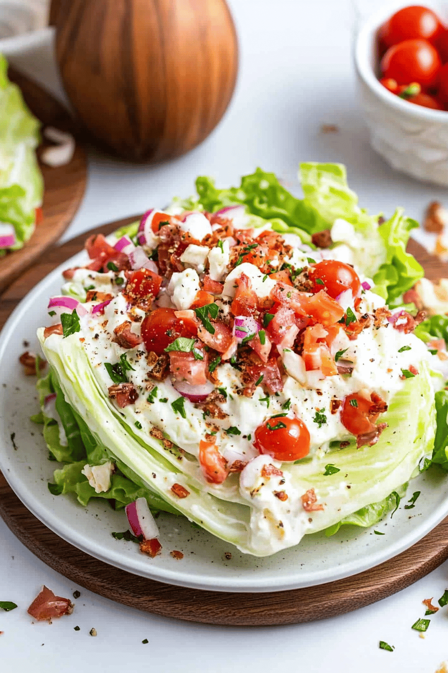 Wedge Salad Recipe ingredients