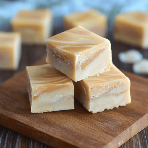 White Chocolate Caramel Fudge