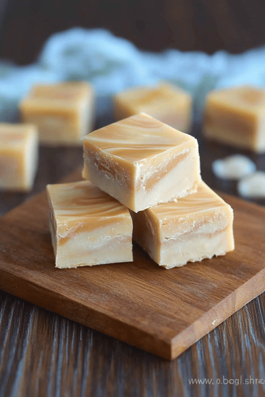 White Chocolate Caramel Fudge ingredients