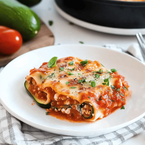 Zucchini Lasagna Roll-Ups