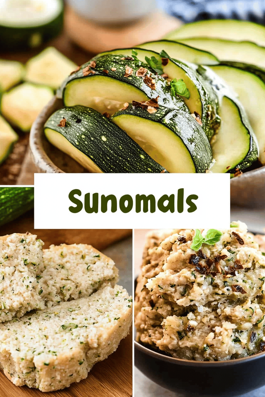 Zucchini Recipes ingredients