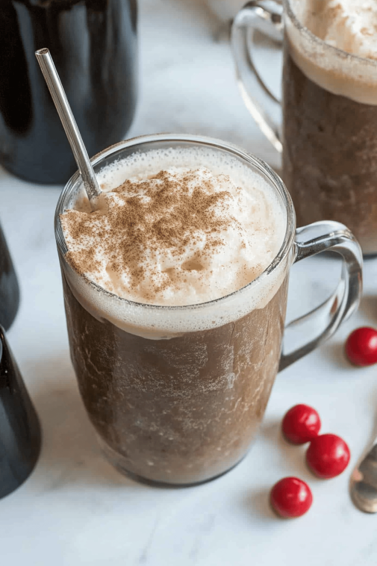 homemade root beer floats